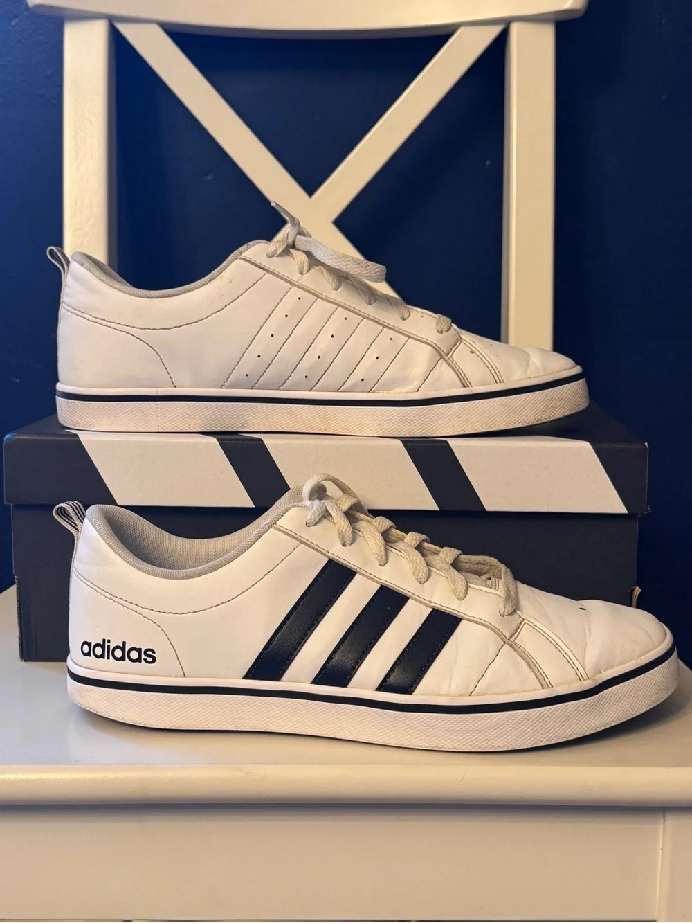Men’s Adidas Black and White Grand Court Shoes